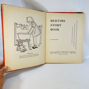 Bedtime Stories Book Illustrated  The Saalfield Publishing Company  466Vintage Book