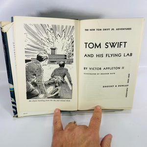 Tom Swift and His Flying Lab by Victor Appleton II 1954 Grosset & DunlopVintage Book