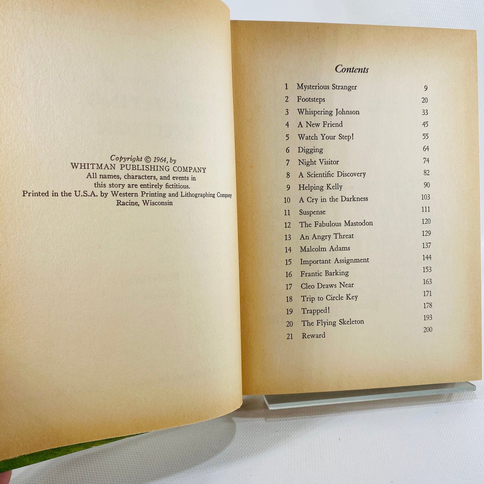 The Mystery of the Flying Skeleton by Mel Lyle 1964 A Power Boys Adventure Vintage Book