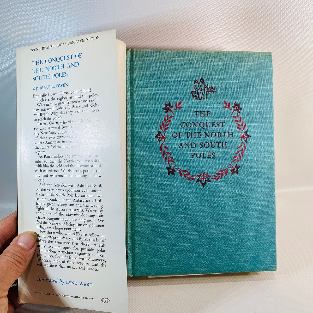 The Conquest of the North and South Poles by Russell Owen 1953 No. 27 Landmark BooksVintage Book