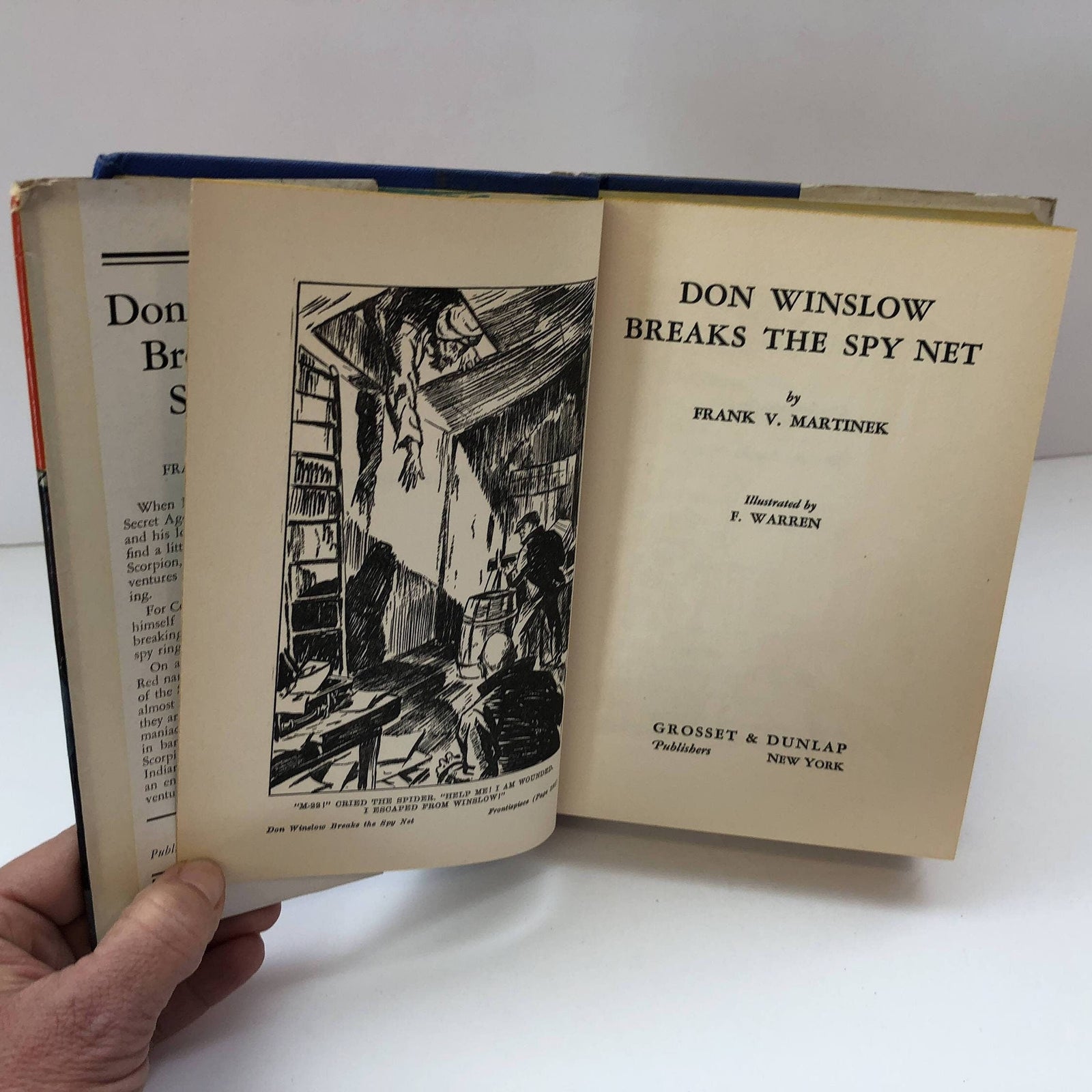 Don Winslow Breaks the Spy Net by Frank V. Martinek-1941 With Original Dust Jacket Vintage BookVintage Book