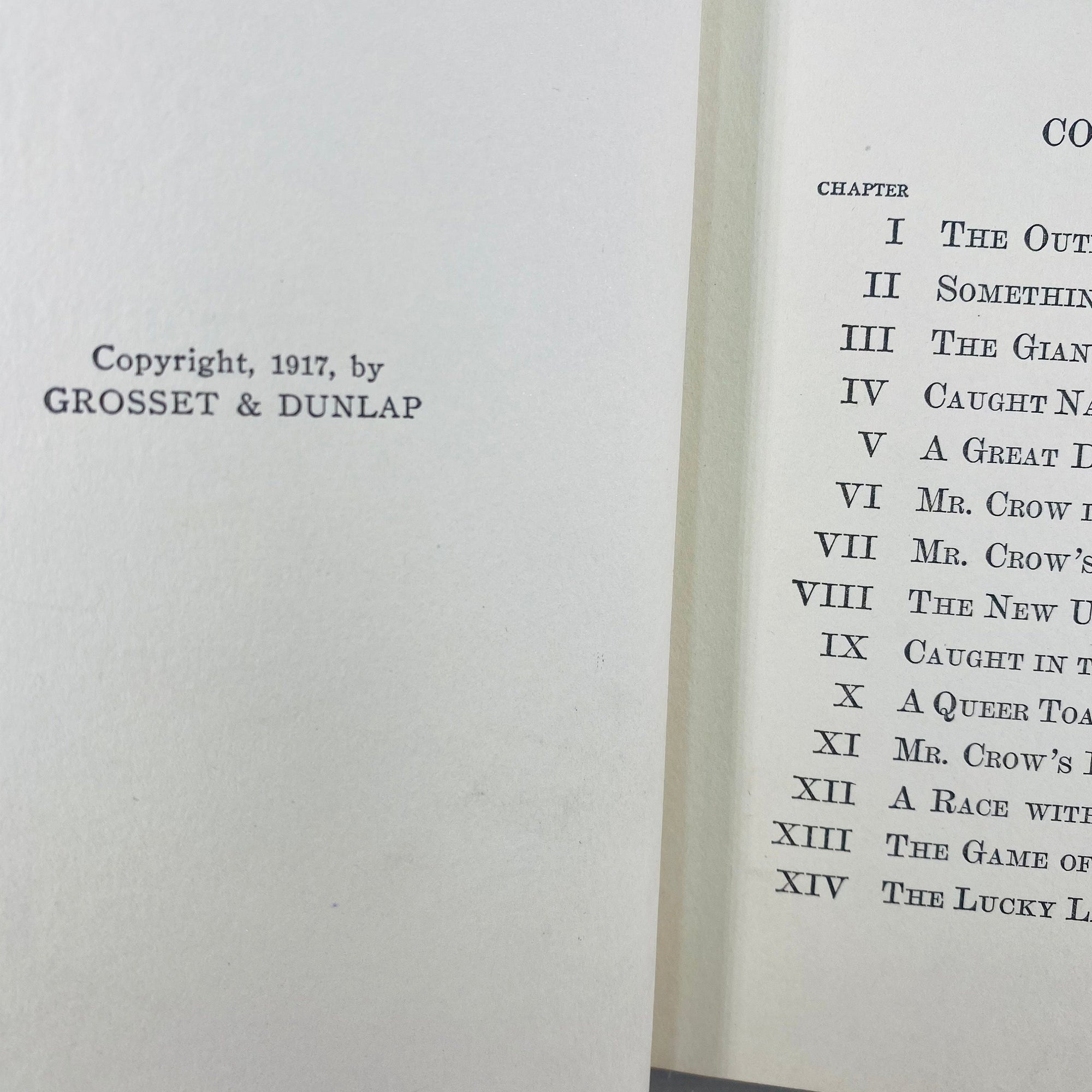 The Tale of Old Mr. Crow by Arthur Scott Bailey 1917 Grosset & Dunlap PublishersVintage Book