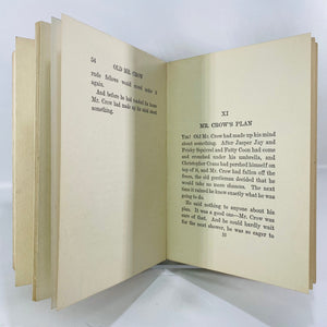 The Tale of Old Mr. Crow by Arthur Scott Bailey 1917 Grosset & Dunlap PublishersVintage Book