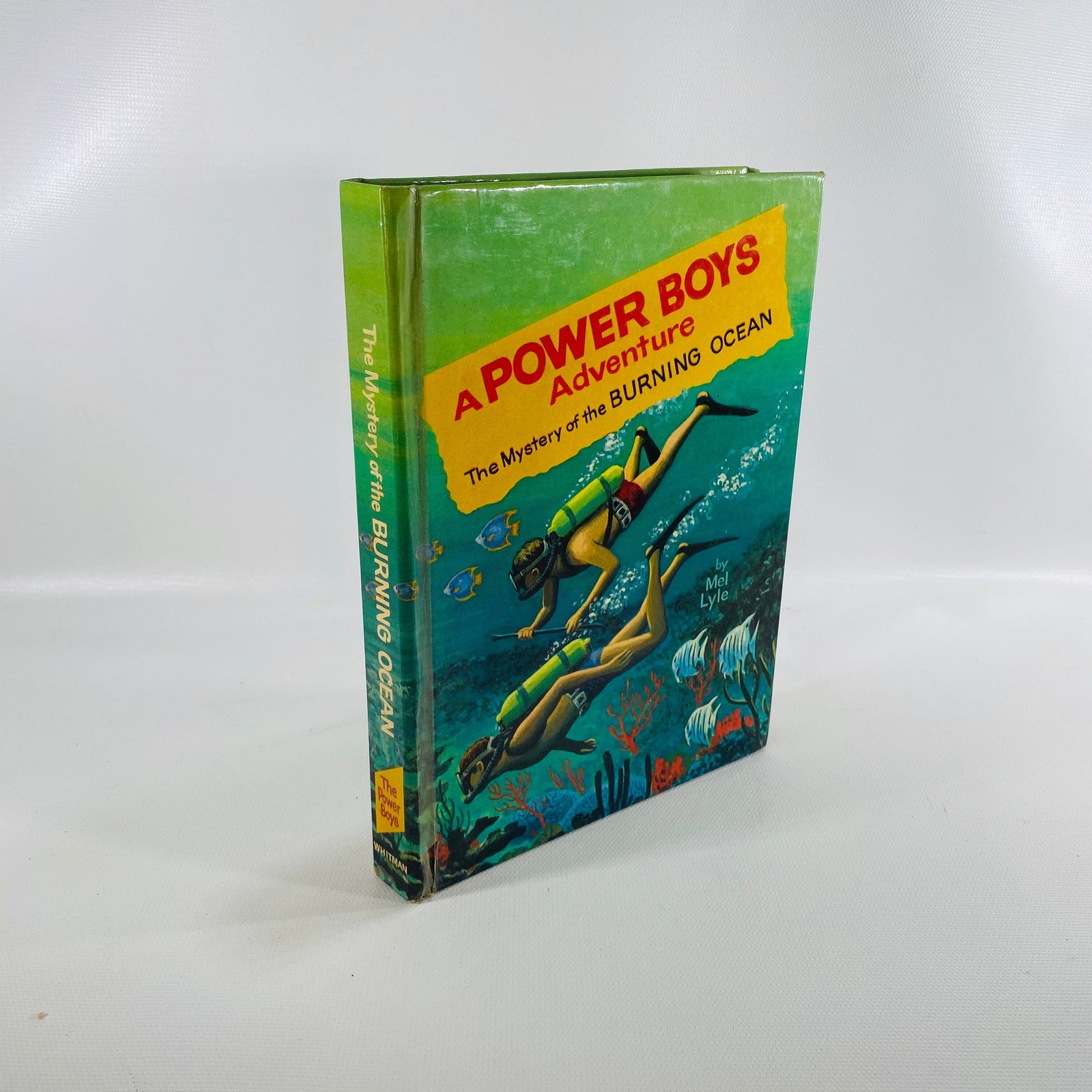 The Mystery of the Burning Ocean by Mel Lyle 1965 A Power Boys AdventureVintage Book
