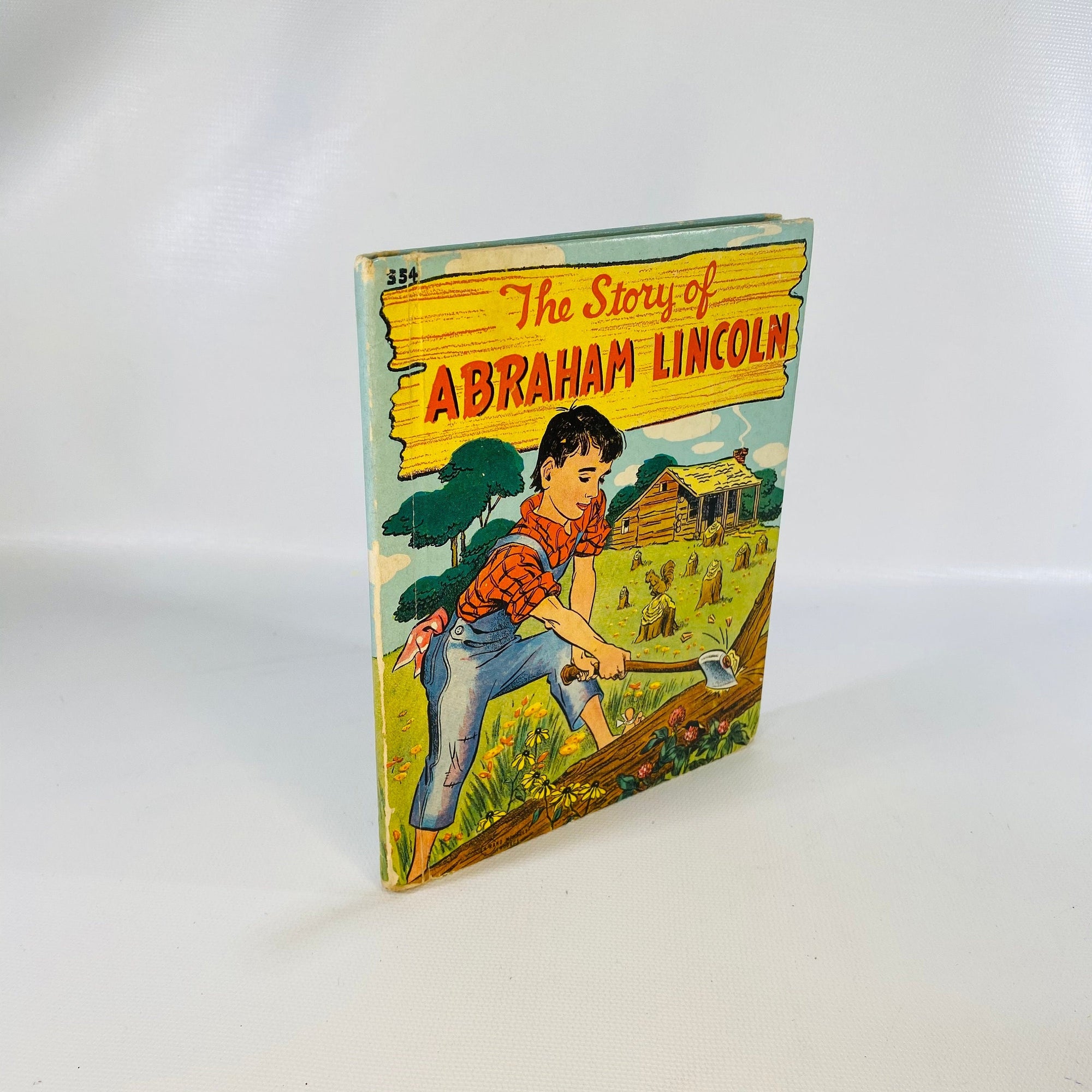 The Story of Abraham Lincoln A Vintage Children's Book by Bernadine Bailey 1941 Rand McNally & CoVintage Book