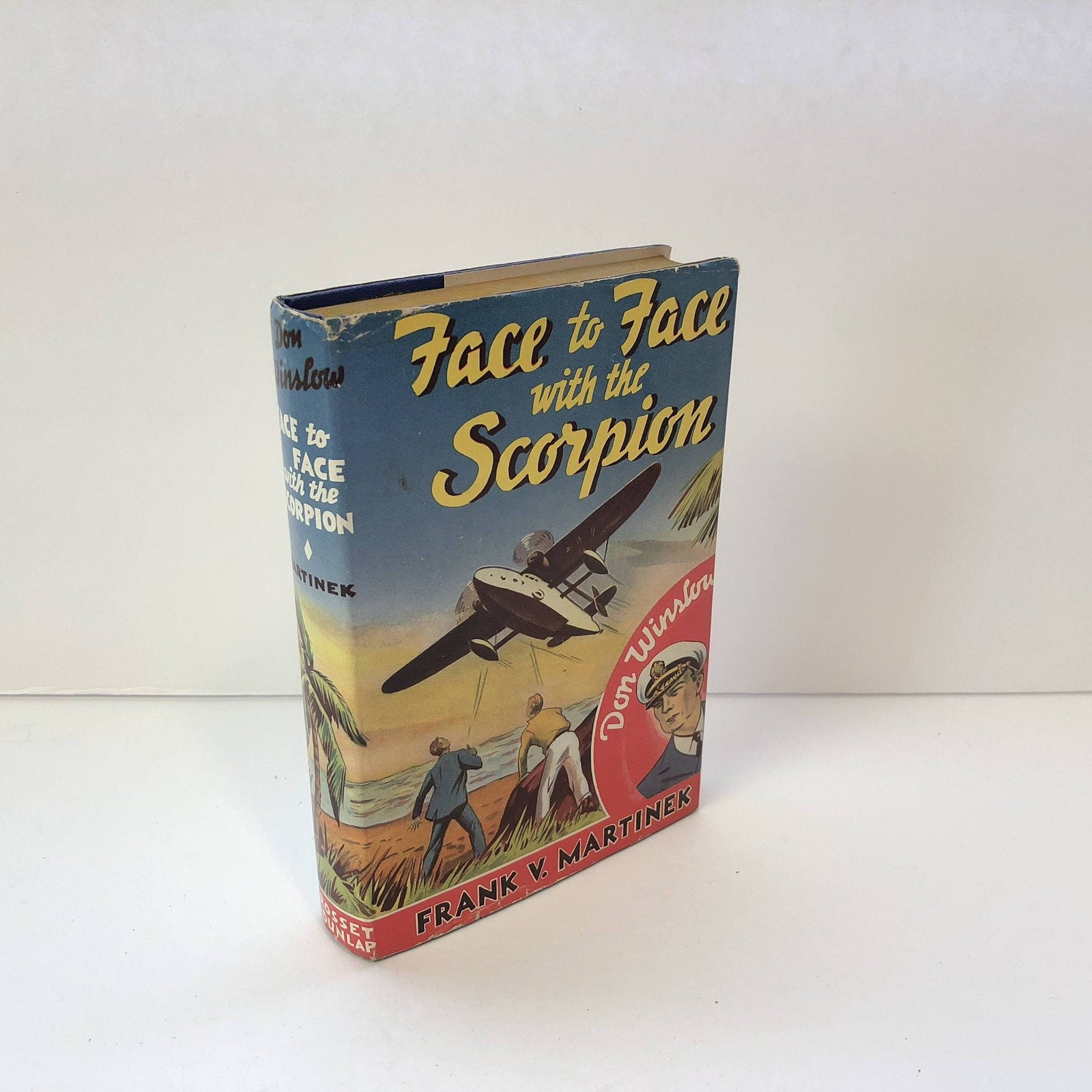 Don Winslow Series Face to Face with the Scorpion by Frank V. Martinek 1940 With Original Dust Jacket Vintage BookVintage Book
