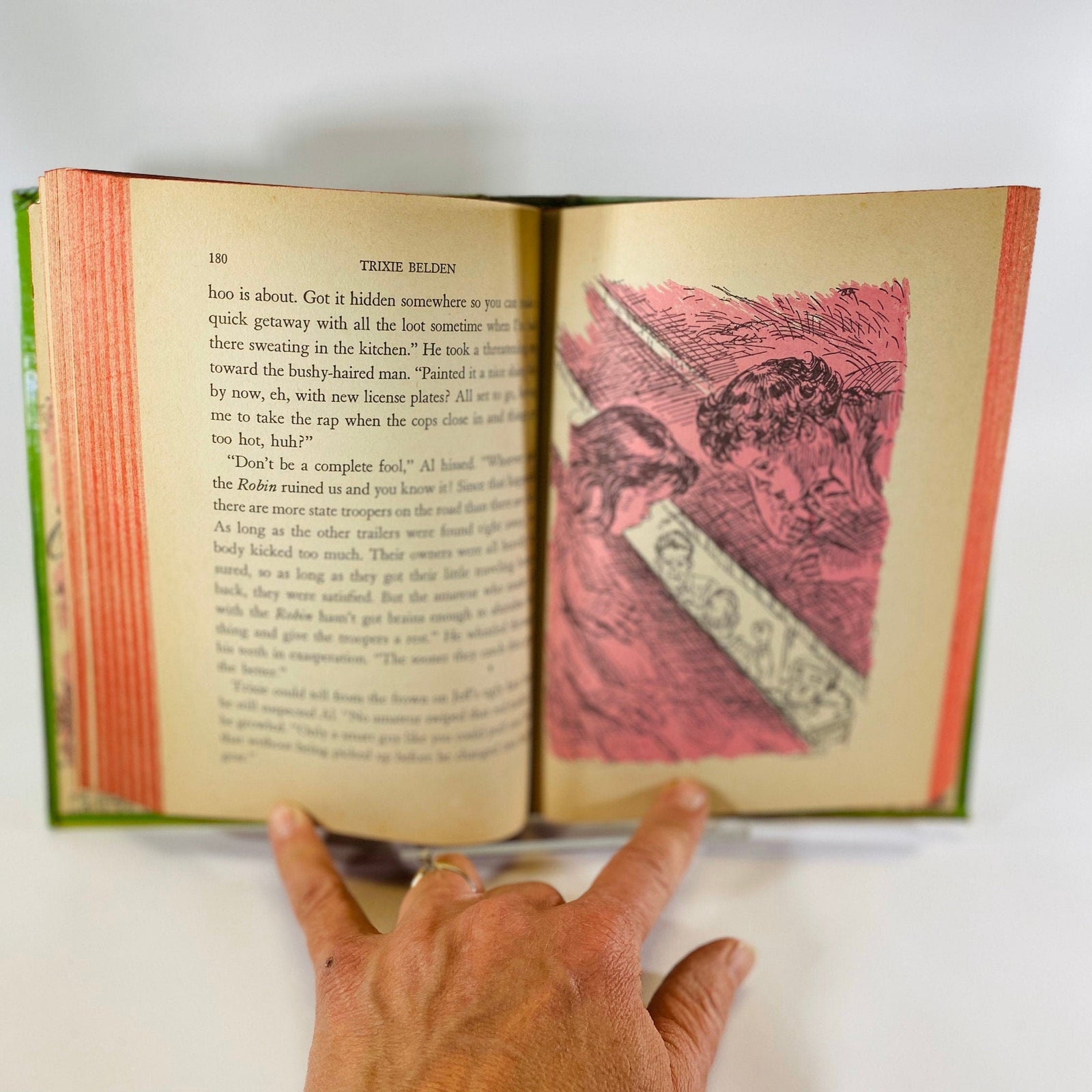 Trixie Belden and the Red Trailer Mystery by Julie Cambell 1950Vintage Book