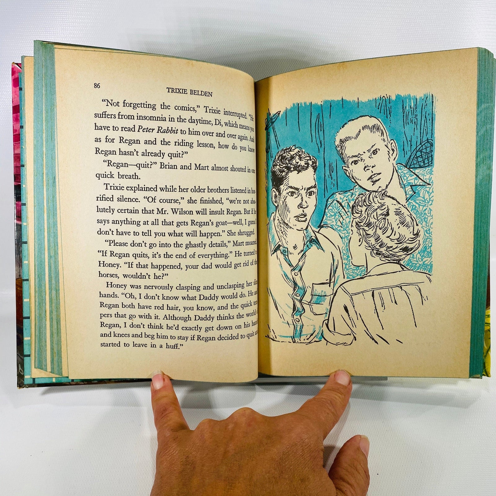 Trixie Beldon and the Mysterious Visitor by Julie Campbell Number 4 in the Series 1954Vintage Book