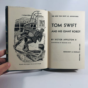 Tom Swift and His Giant Robot by Victor Appleton 1954 Book 4 in the Series of the New Tom Swift Jr. Adventures Vintage BookVintage Book