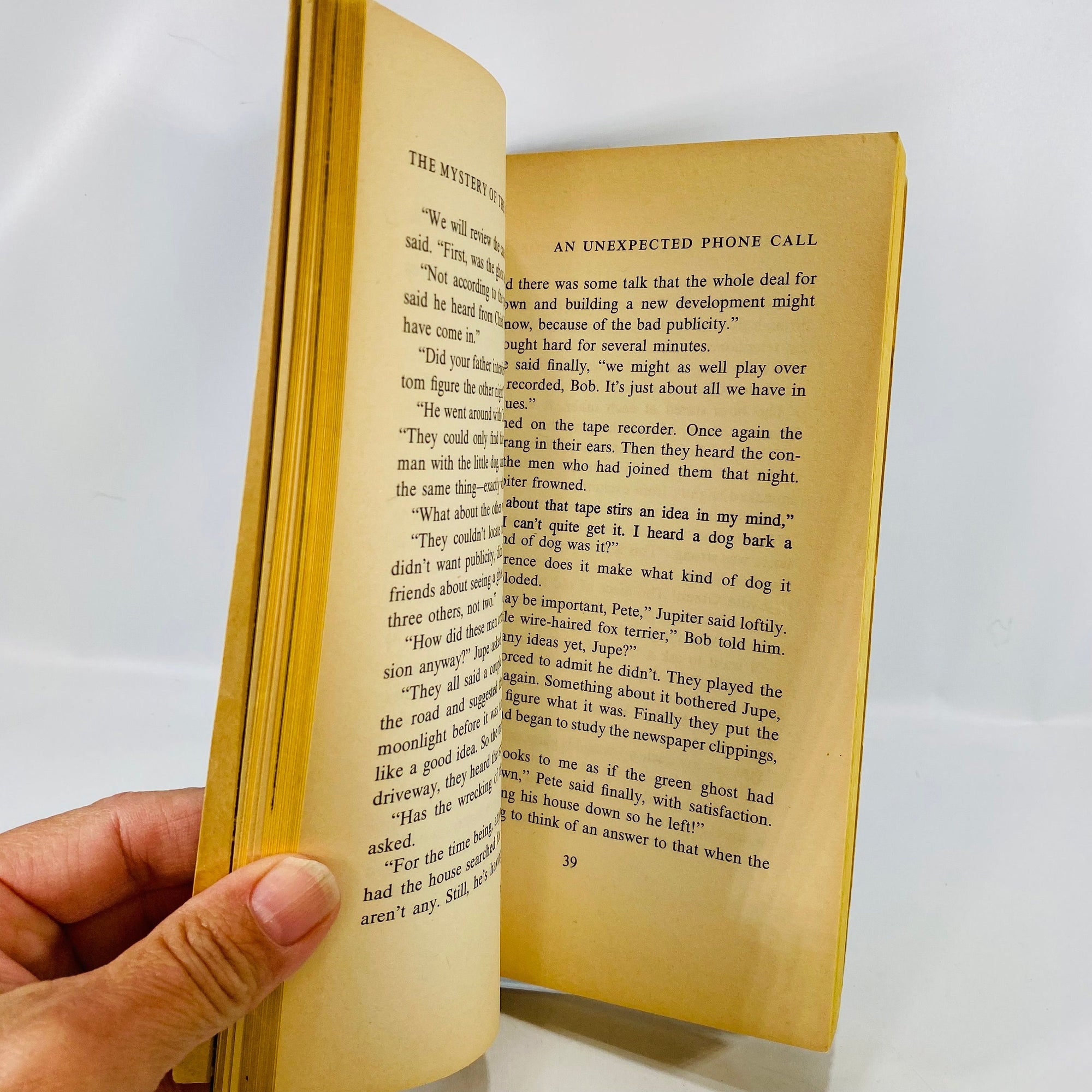 Alfred Hitchcock The Three Investigators Paperback in The Mystery of the Green Ghost Book 4 in the Series by Robert Arthur 1965 Random House