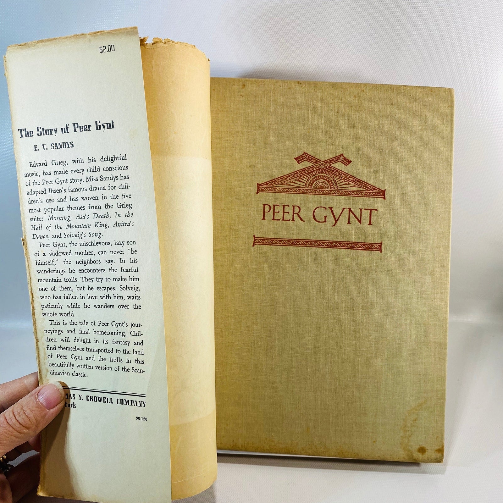 The Story of Peer Gynt adapted by E.V. Sandys 1941 Vintage Book