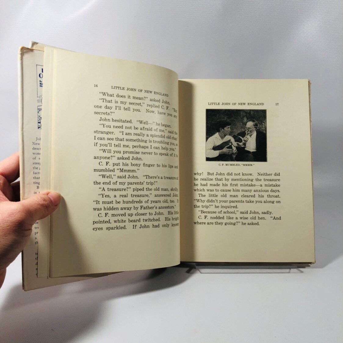Little John of New England The Children of America Series by Madeline Brandeils  A Vintage Children's Book 1936 First Edition
