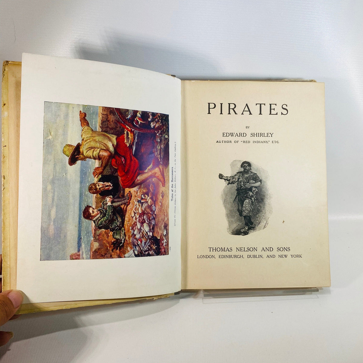 Pirates by Edward Shirley published by Thomas Nelson & Sons Vintage Book