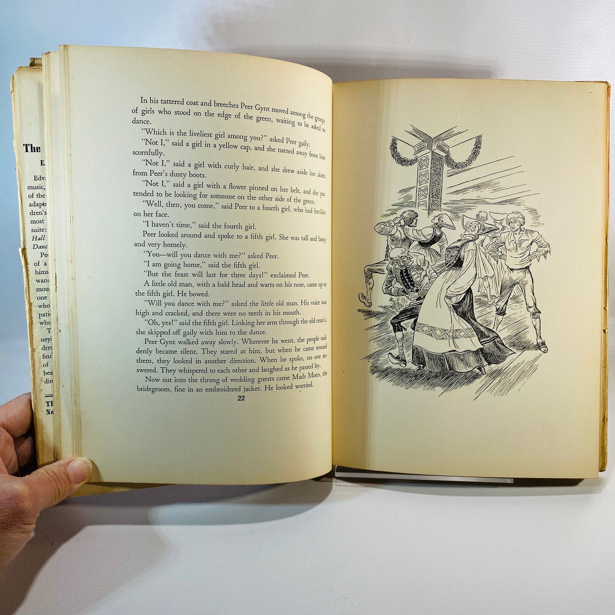 The Story of Peer Gynt adapted by E.V. Sandys 1941 Vintage Book