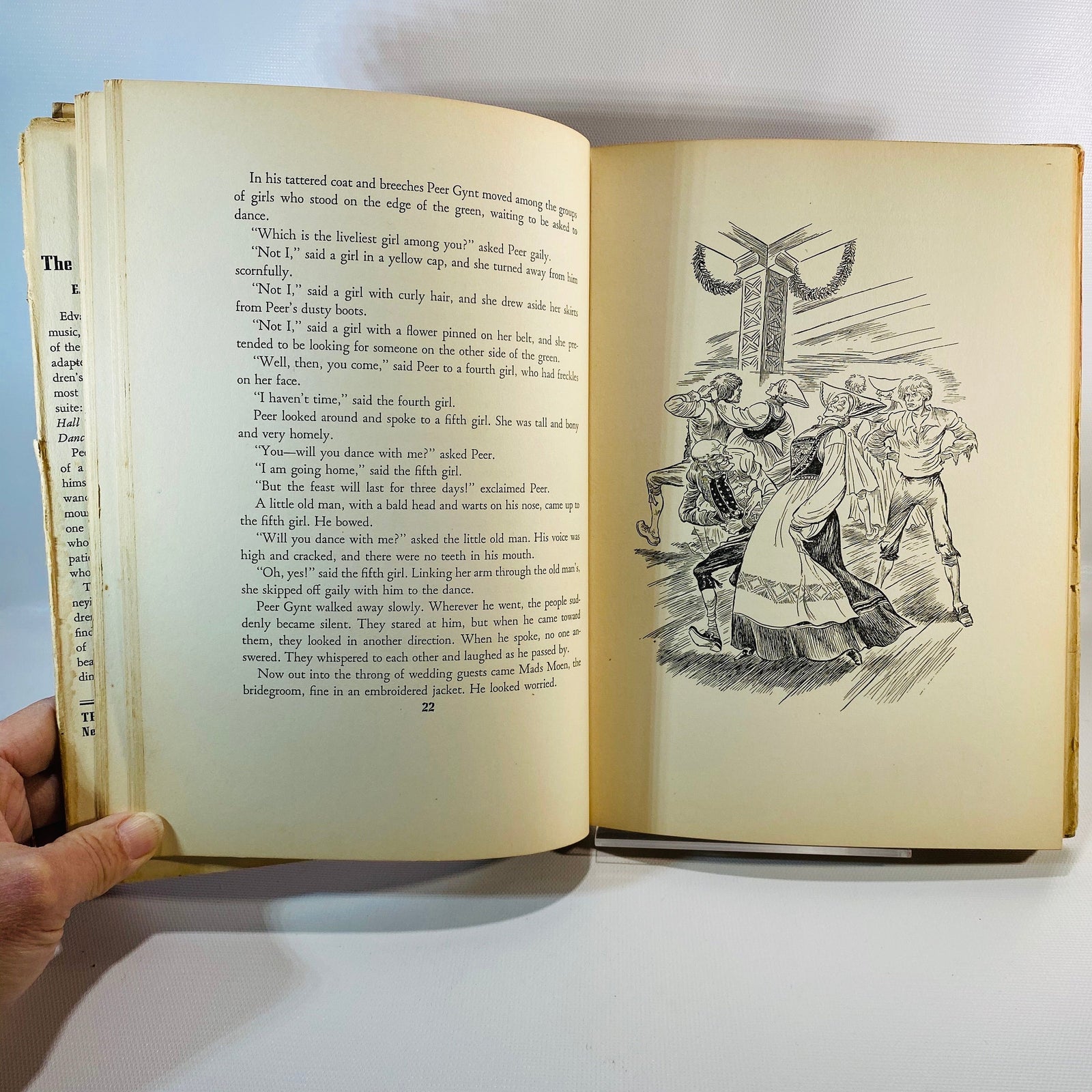 The Story of Peer Gynt adapted by E.V. Sandys 1941 Vintage Book