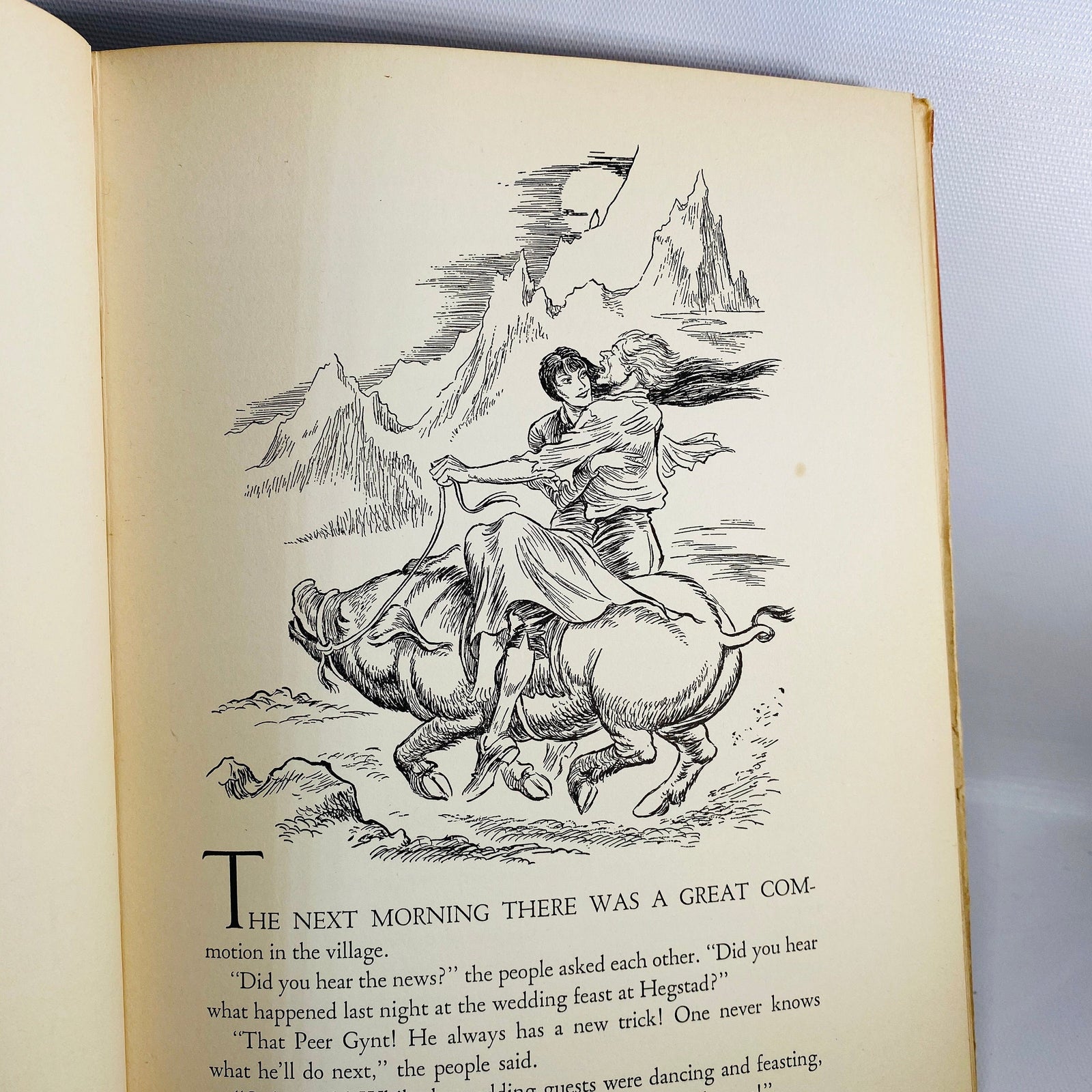 The Story of Peer Gynt adapted by E.V. Sandys 1941 Vintage Book