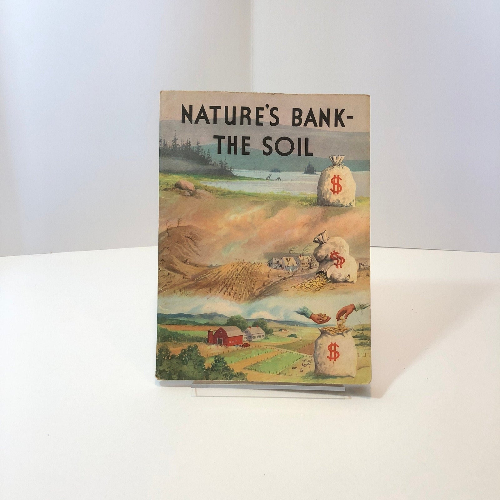 National Wildlife Federation Pamphlet Nature's Bank The Soil Book Four in the My Land and Conservation Series 1953