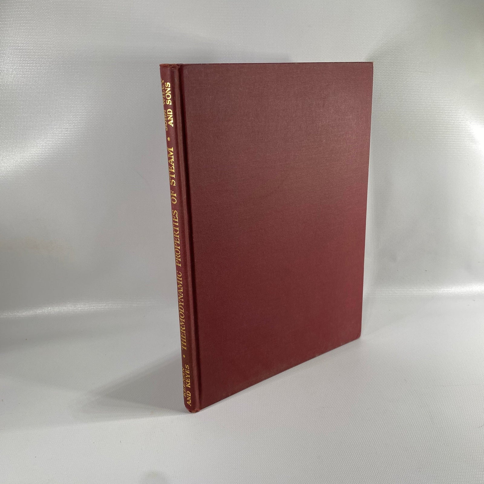 Thermodynamic Properties of Steam by Joseph H. Keenan 1945