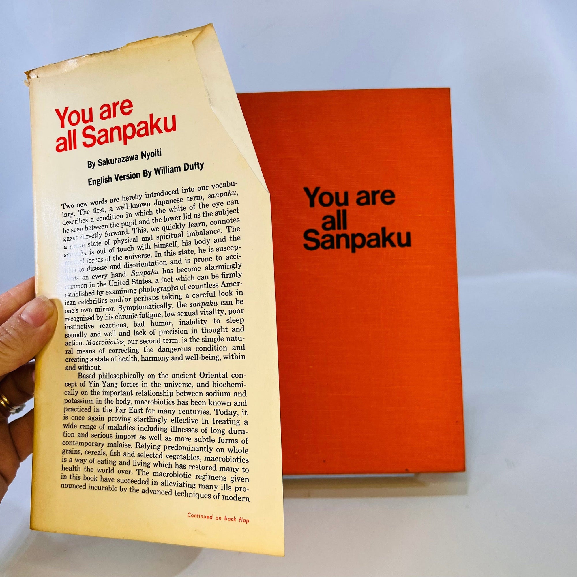 You Are All Sanpaku by Sakurazwa Nyoiti 1965 University Books Inc