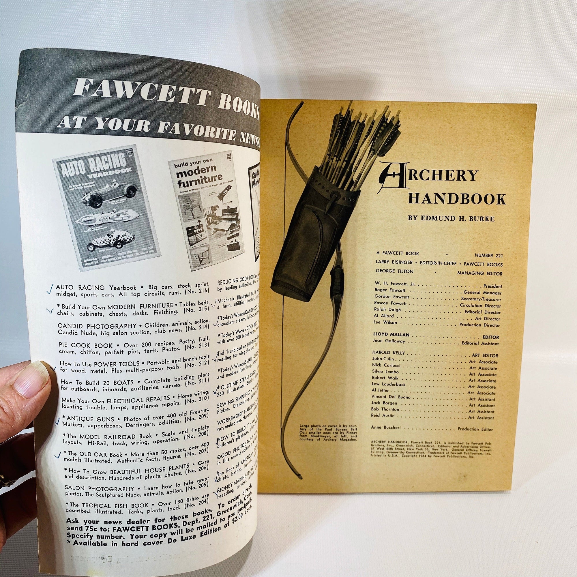 Archery Handbook by Edmund H. Burke 1954