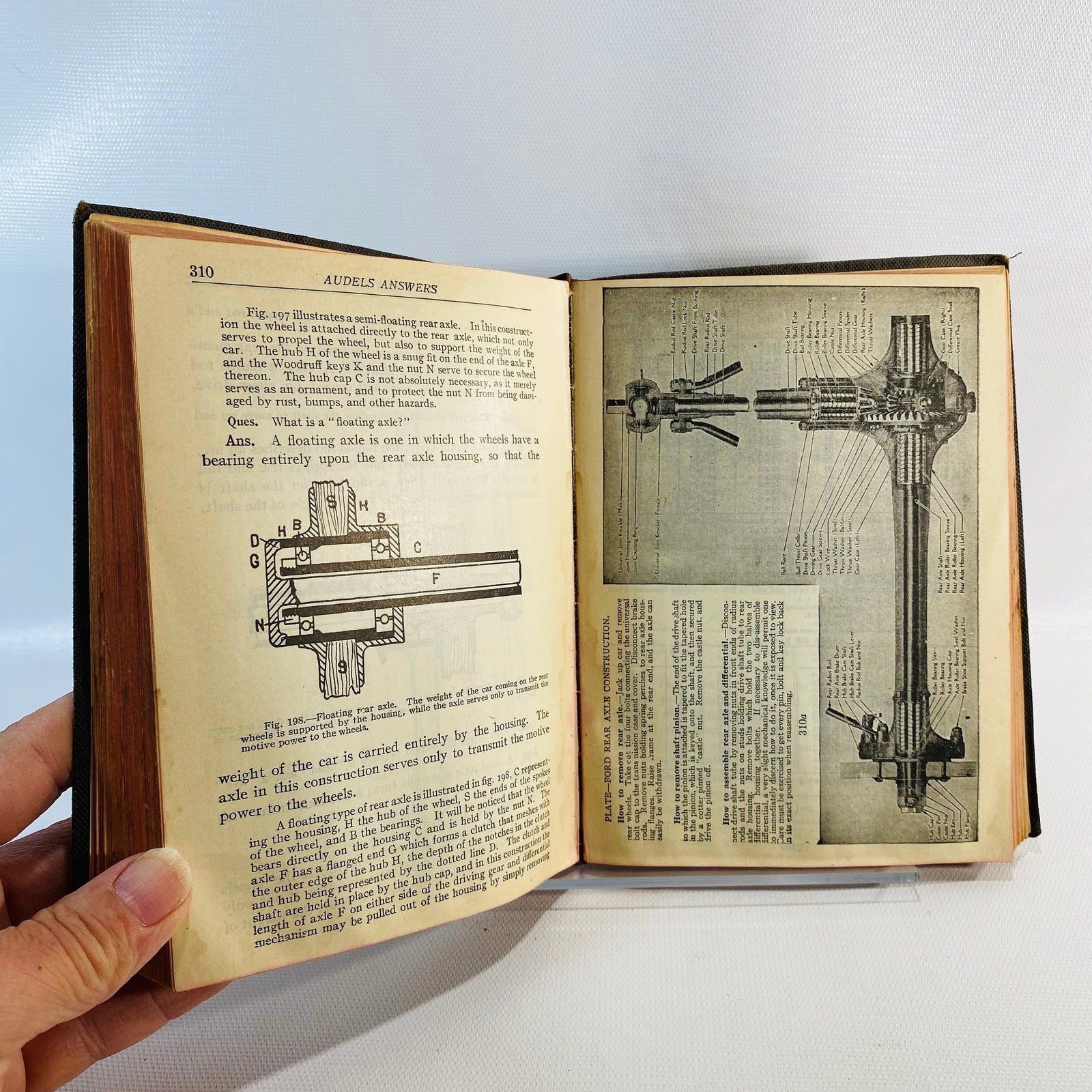 Audels Automotive Guide with Questions Answers & Illustrations by Gideon Harris 1924