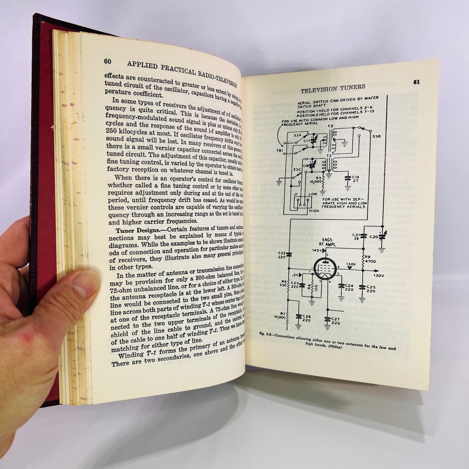 Practical Television Servicing & Trouble Shooting Manual by Technical Staff 1957 Book Number Three Coyne Electrical and Radio School