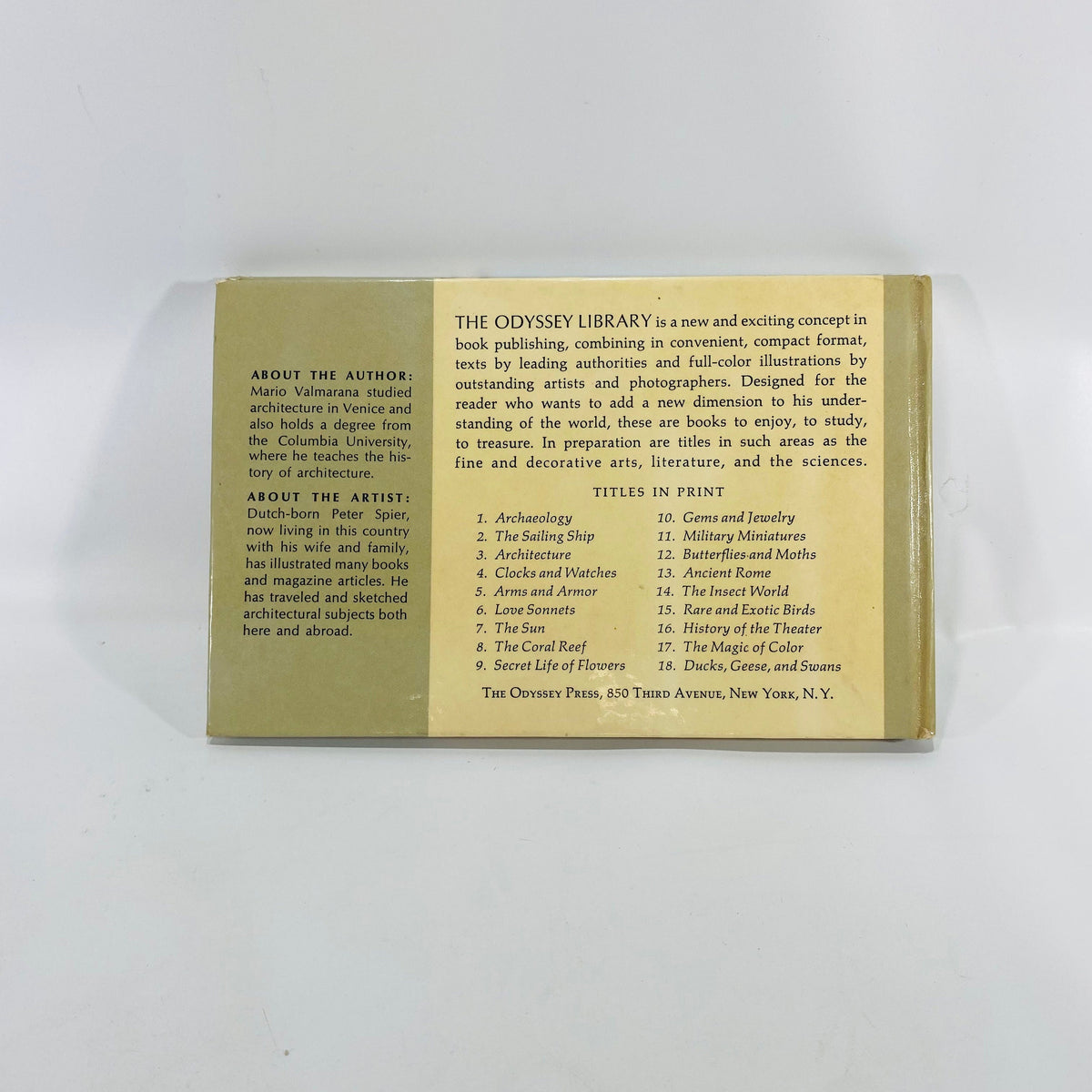 The Odyssey Library Architecture by Mario Valmarana 1964 The Odyssey Press