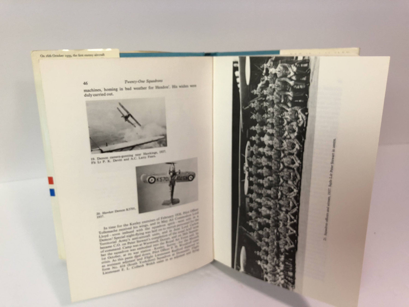 Twenty One Squadrons The Royal History of  Royal Aux. Air Force 1925-1957 By Leslie Hunt 1972 Vintage Book