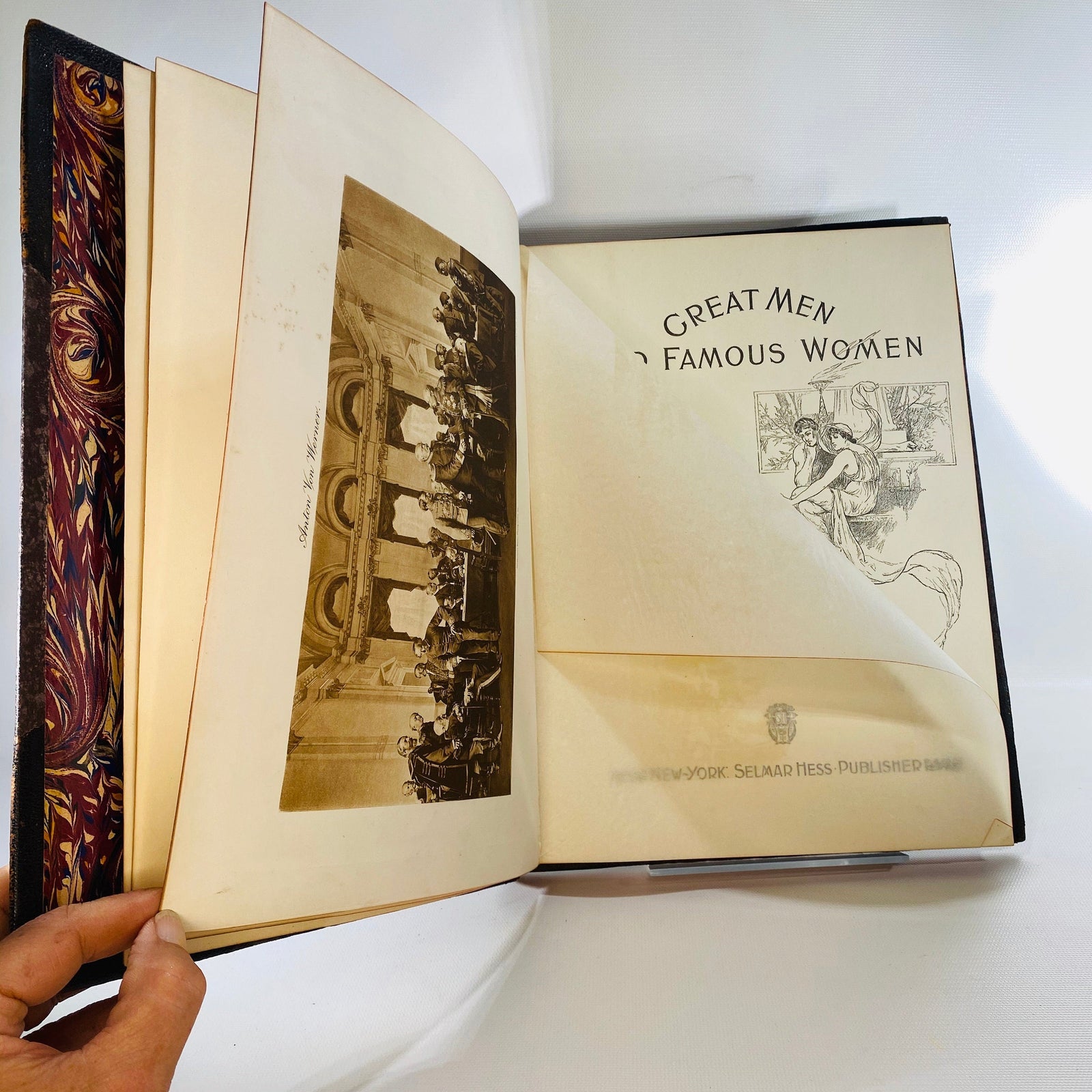 Great Men and Famous Women Volume Four 1894 A History shown in Sketches Vintage Book