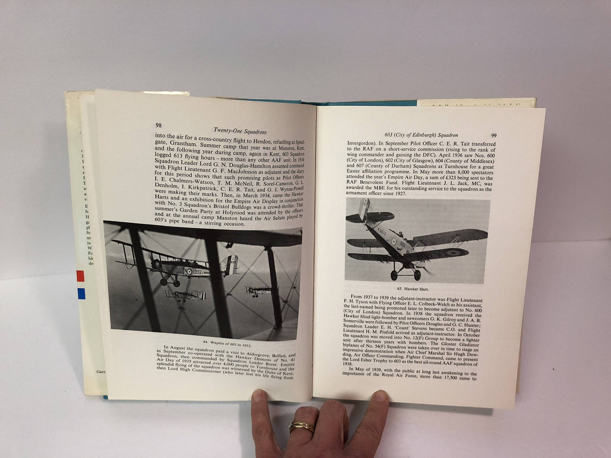 Twenty One Squadrons The Royal History of  Royal Aux. Air Force 1925-1957 By Leslie Hunt 1972 Vintage Book