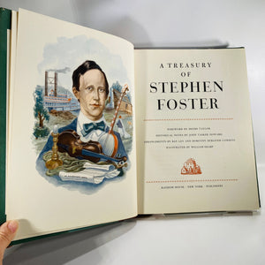 A Treasury of Stephen Foster forward by Deems Taylor 1946 First Printing Vintage Book