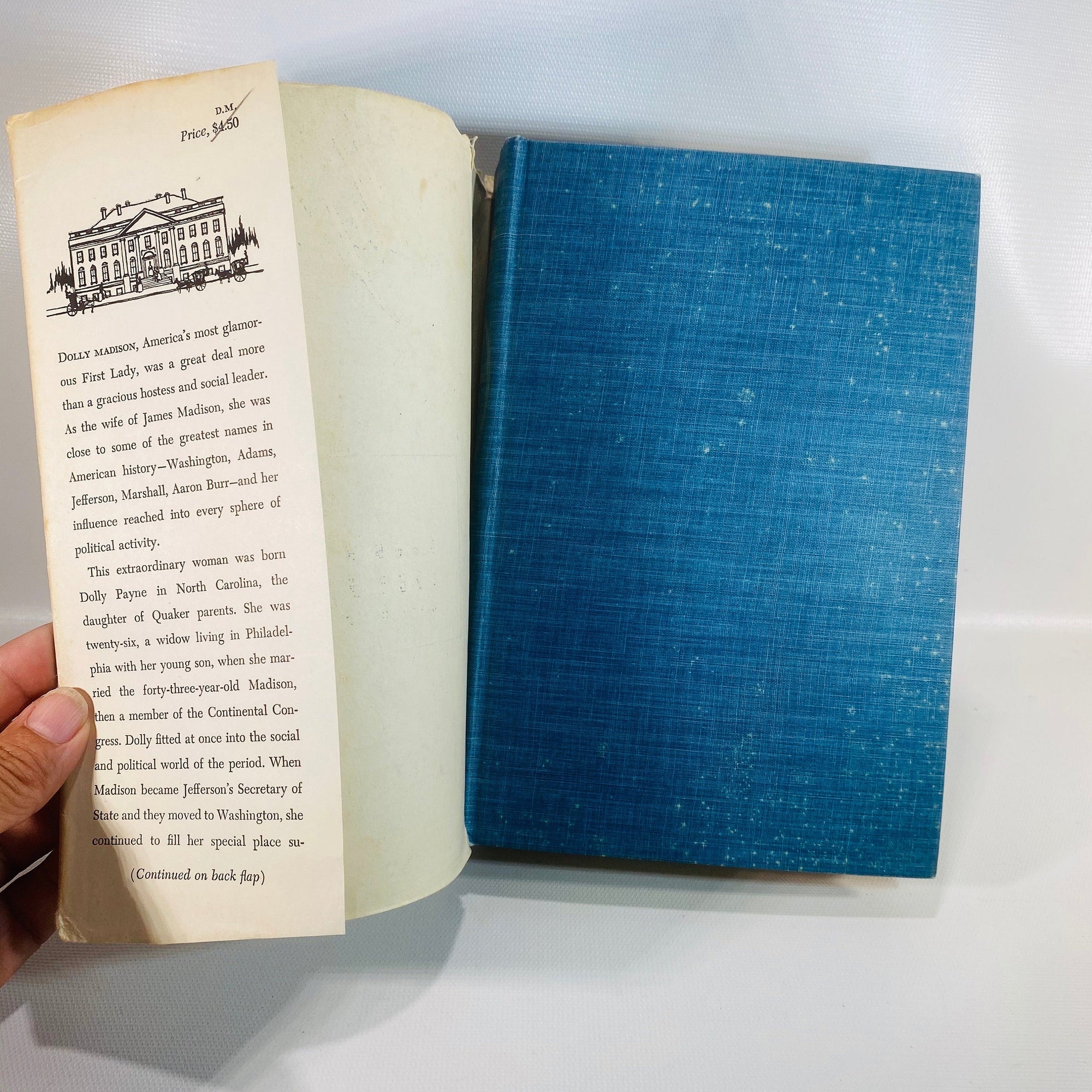 Dolly Madison Her Life and Times by Katharine Anthony 1949 Vintage Book