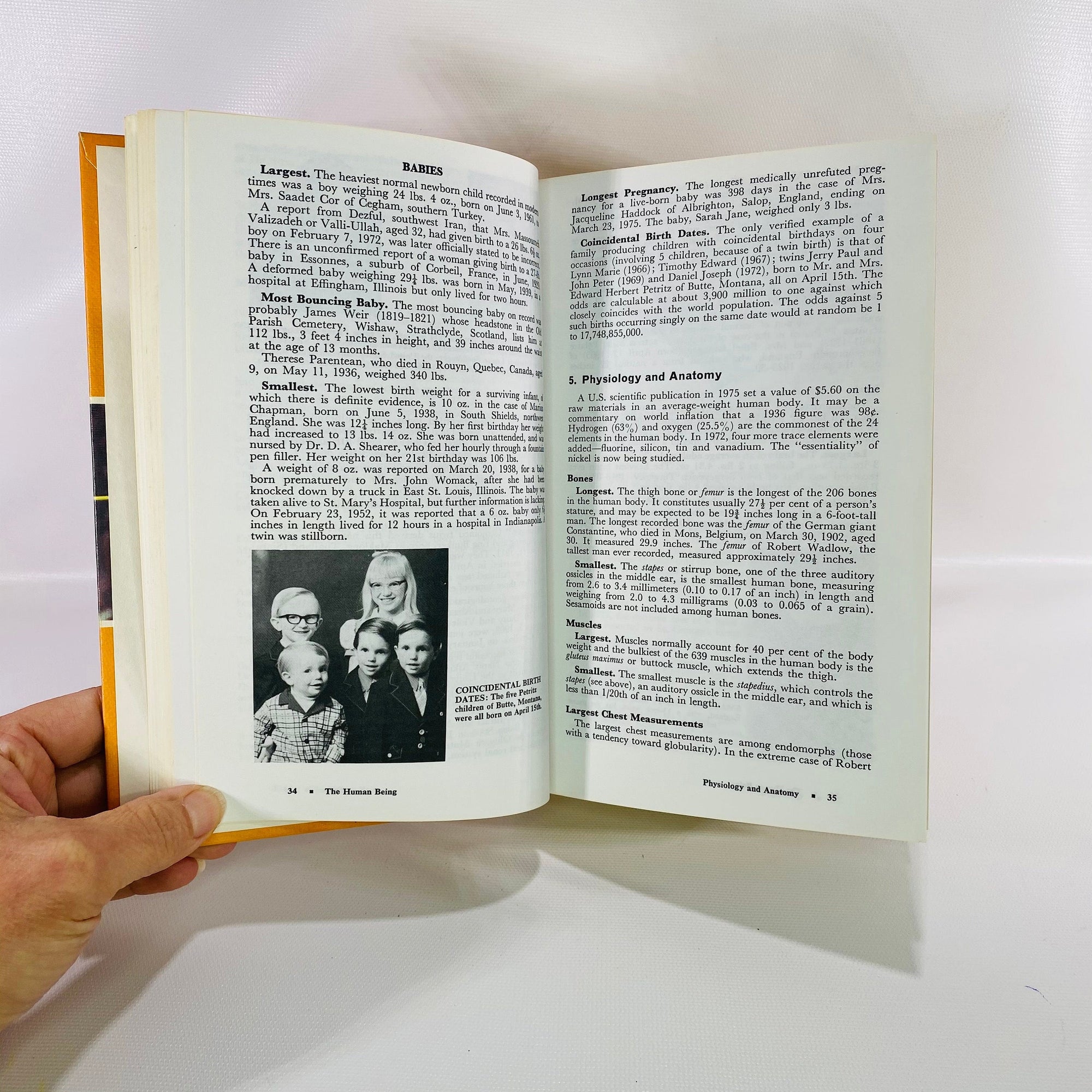 Guinness Book of World Records 1976 Edition by Morris McWhirter Vintage Book
