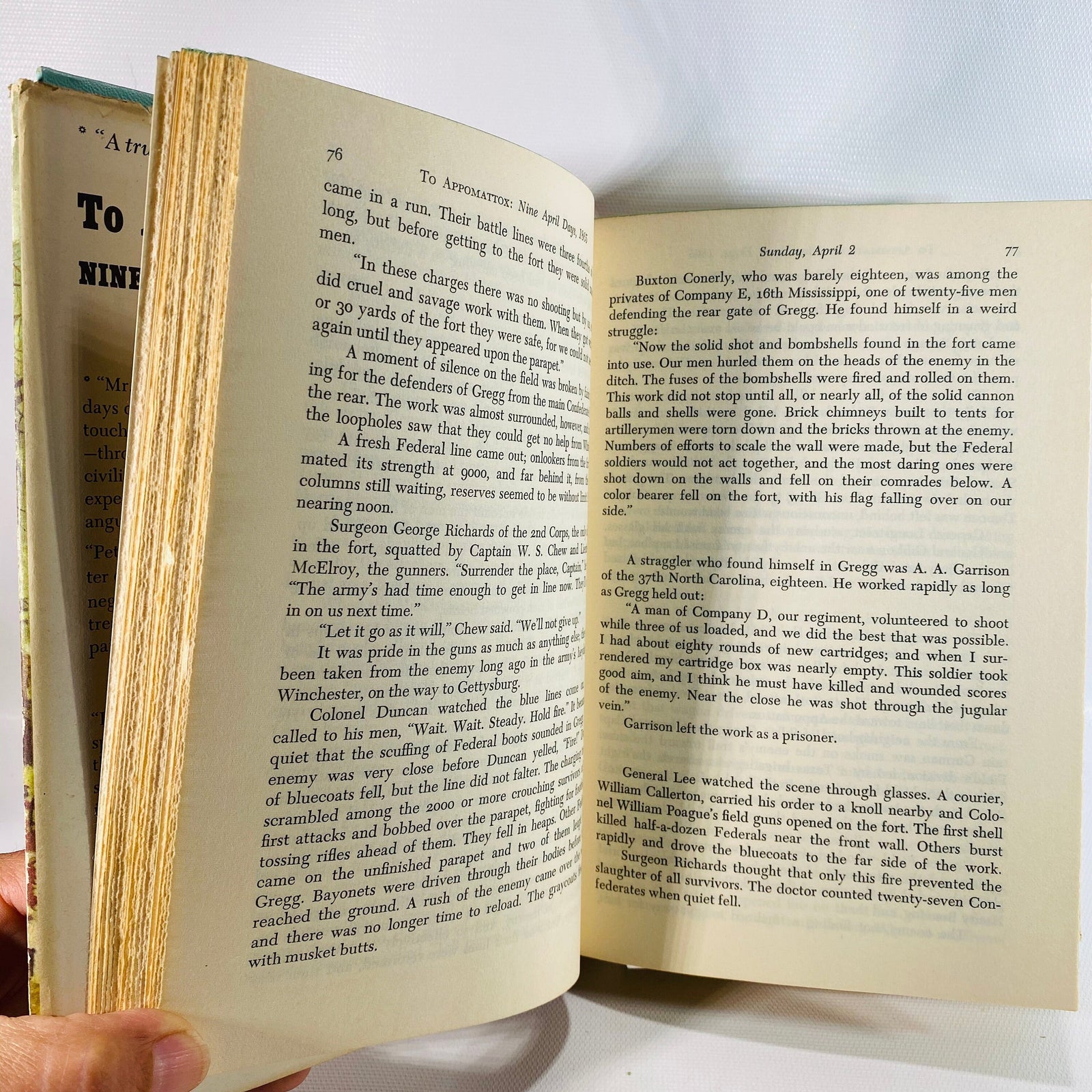 To Appomattox Nine April Days, 1865 by Burke Davis 1956 Vintage Book