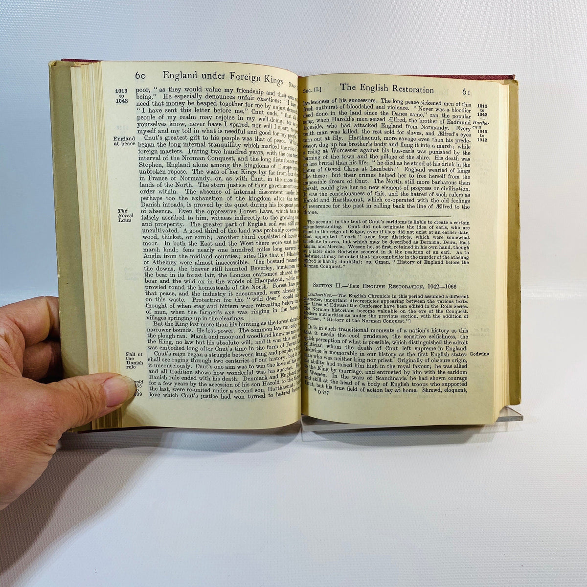 A Short History of The English People by J.R. Green Vol. One 1952 Vintage Book