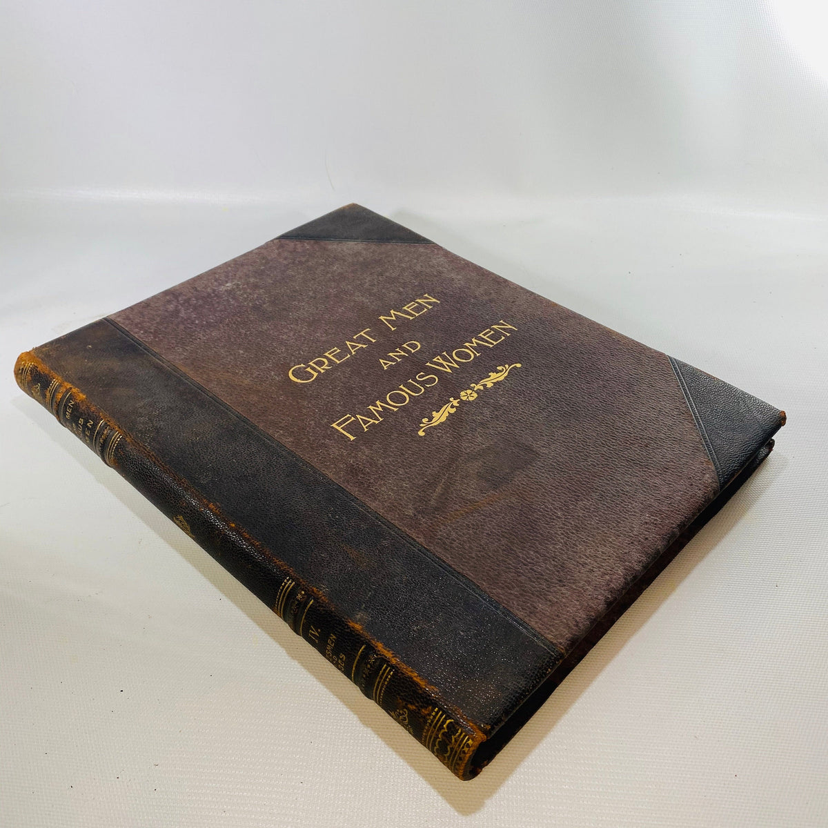 Great Men and Famous Women Volume Four 1894 A History shown in Sketches Vintage Book