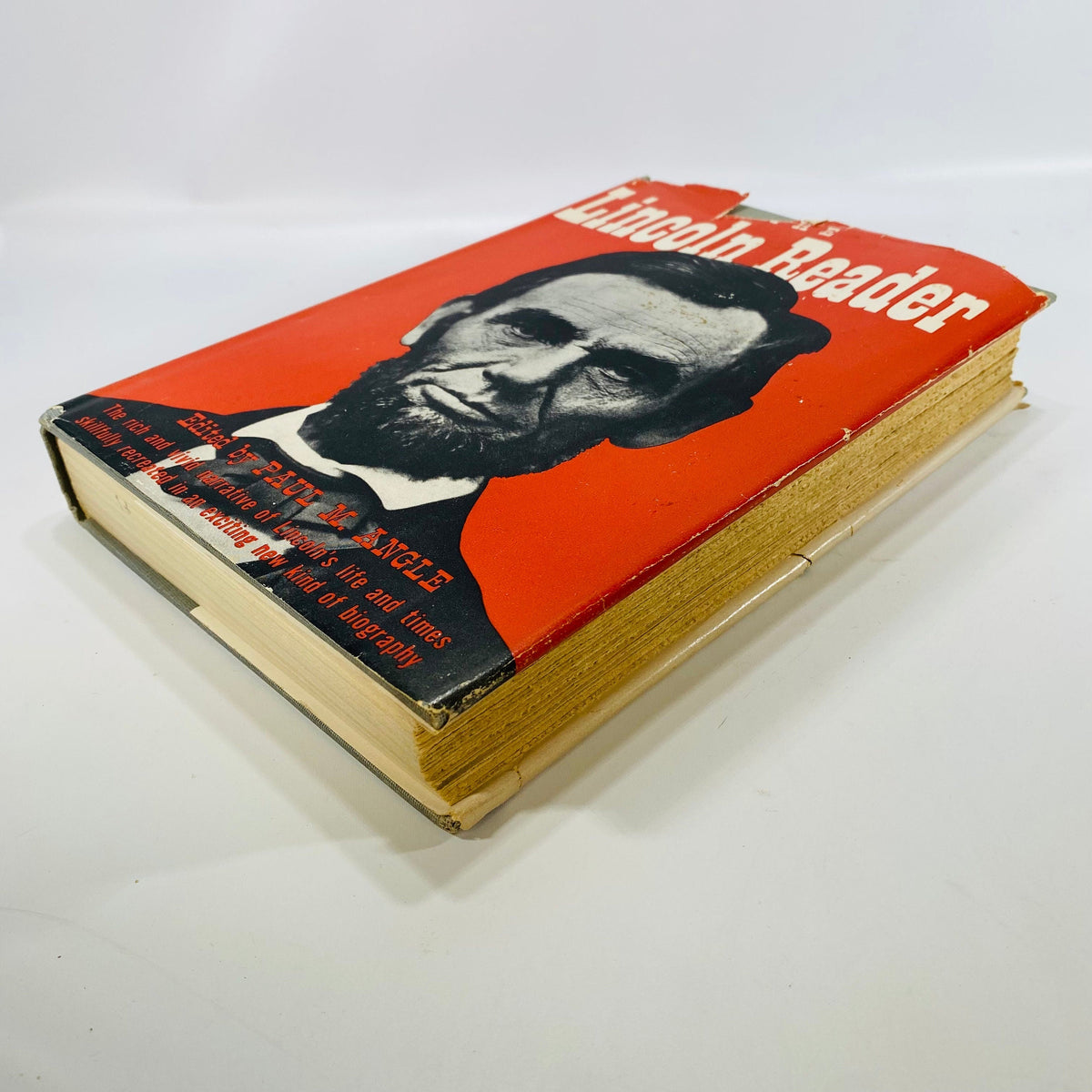 The Lincoln Reader by Paul M. Angle 1947 Kingsford Press Inc. Vintage Book