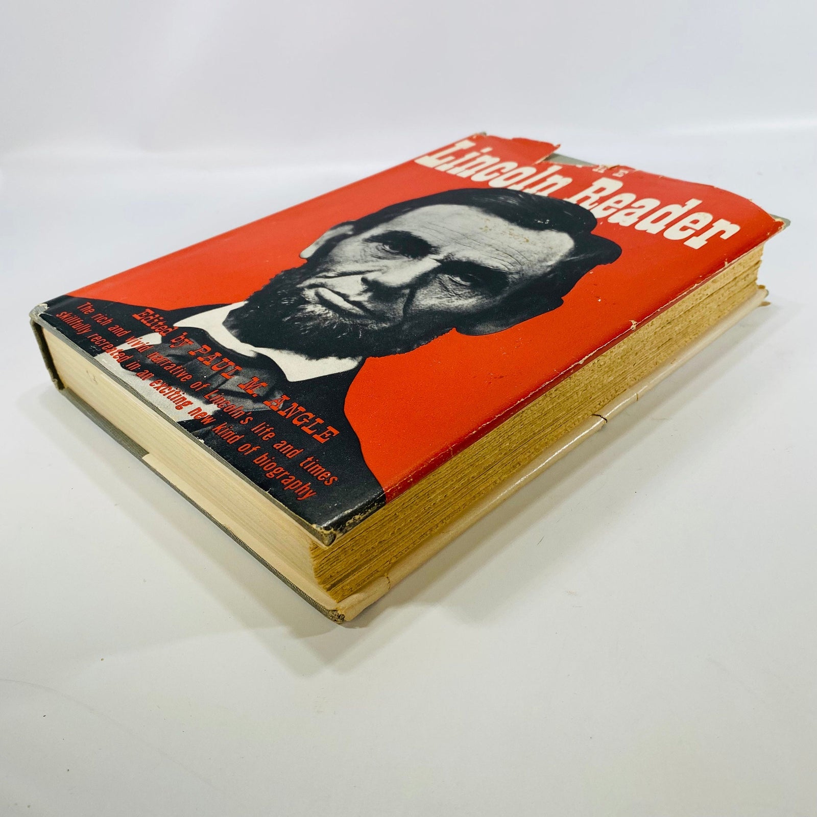 The Lincoln Reader by Paul M. Angle 1947 Kingsford Press Inc. Vintage Book