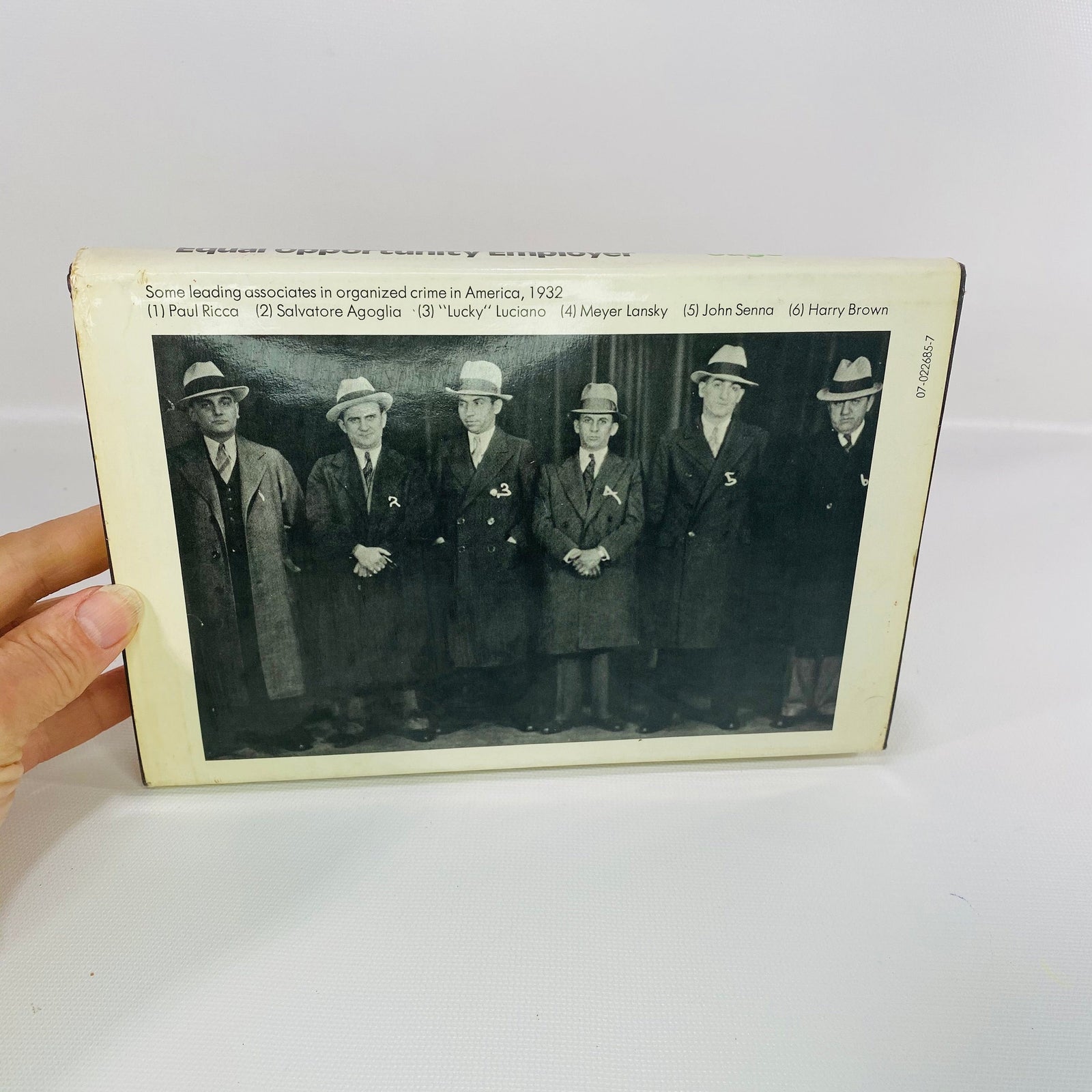 This Mafia is not an Equal Opportunity Employer by Nicholas Gage 1971 First Edition McGraw-Hill Co Vintage Book