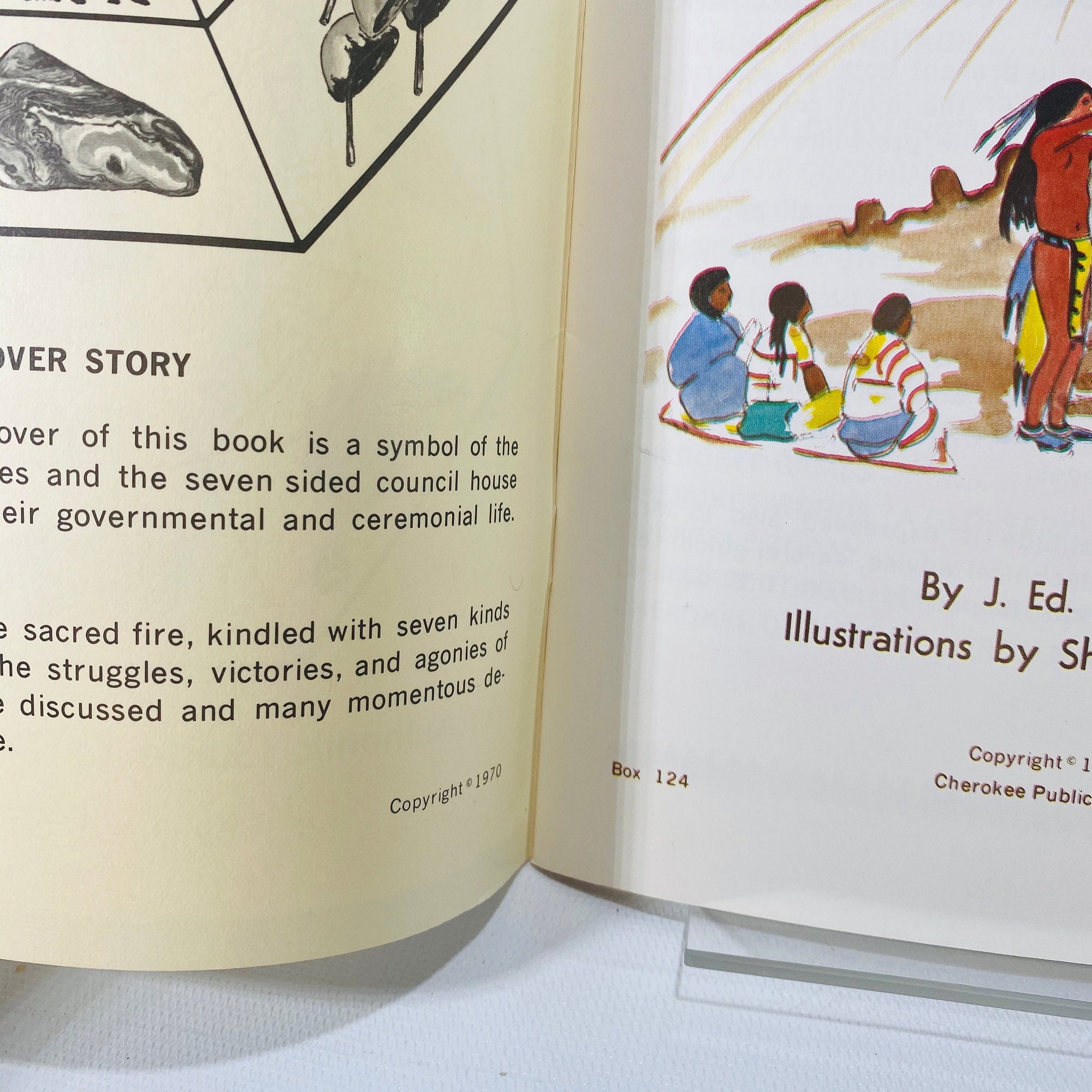 The Cherokees Past and Present by Ed.Sharpe 1970 Vintage Book