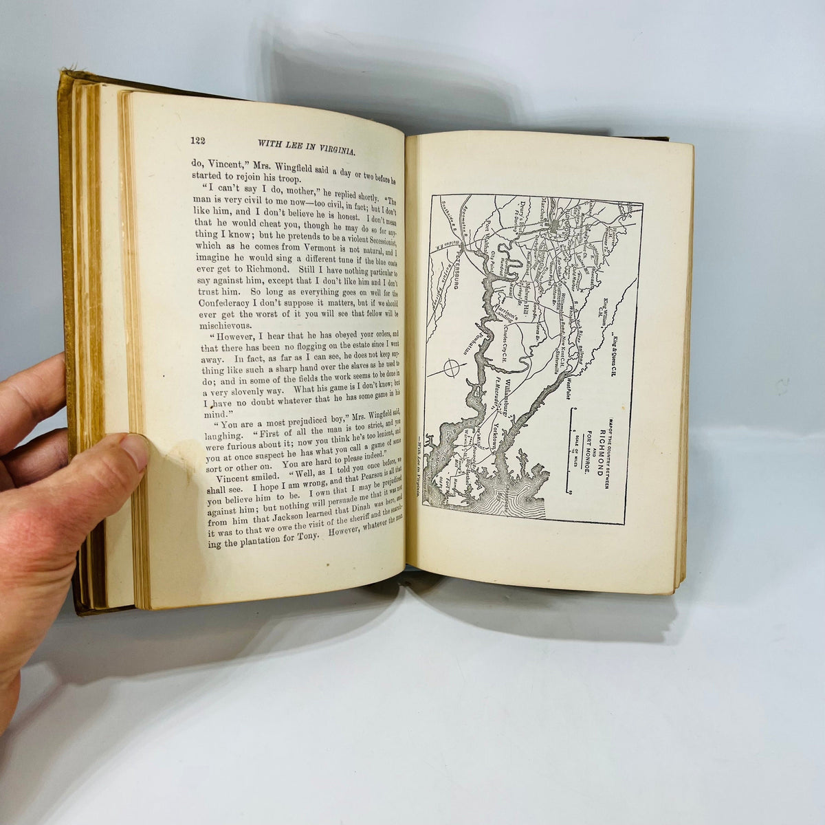 With Lee in Virginia A Story of the American Civil War by G.A. Henty A.L. Burt Company Publishers Vintage Book