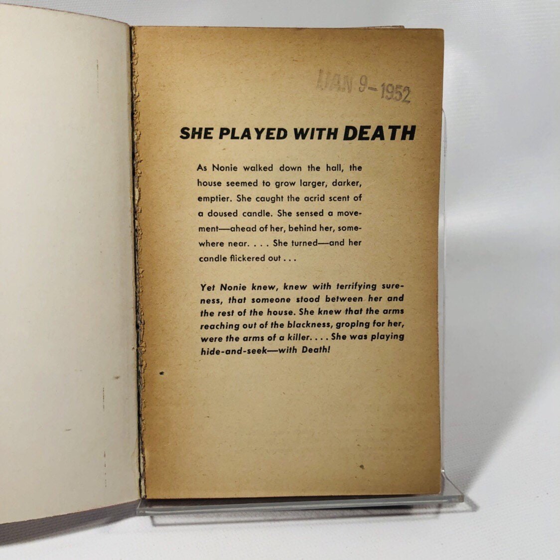 Vintage Paperback House of Storm by Mignon G. Eberhart 1951 Bantam Book Number 851