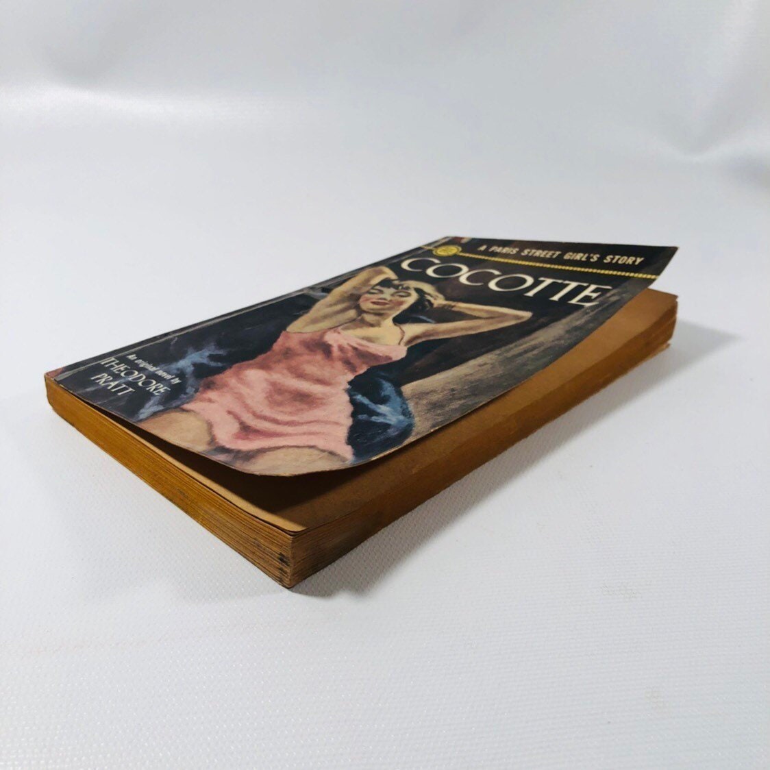 Vintage Paperback Cocotte A Paris Street Girl's Story by Theodore Pratt First Edition 1951 A Gold Medal Book 153
