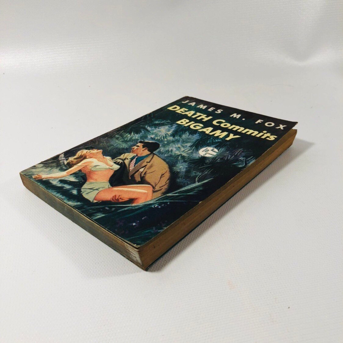 Vintage  Graphic Book Death Commits Bigamy by James M. Fox 1949