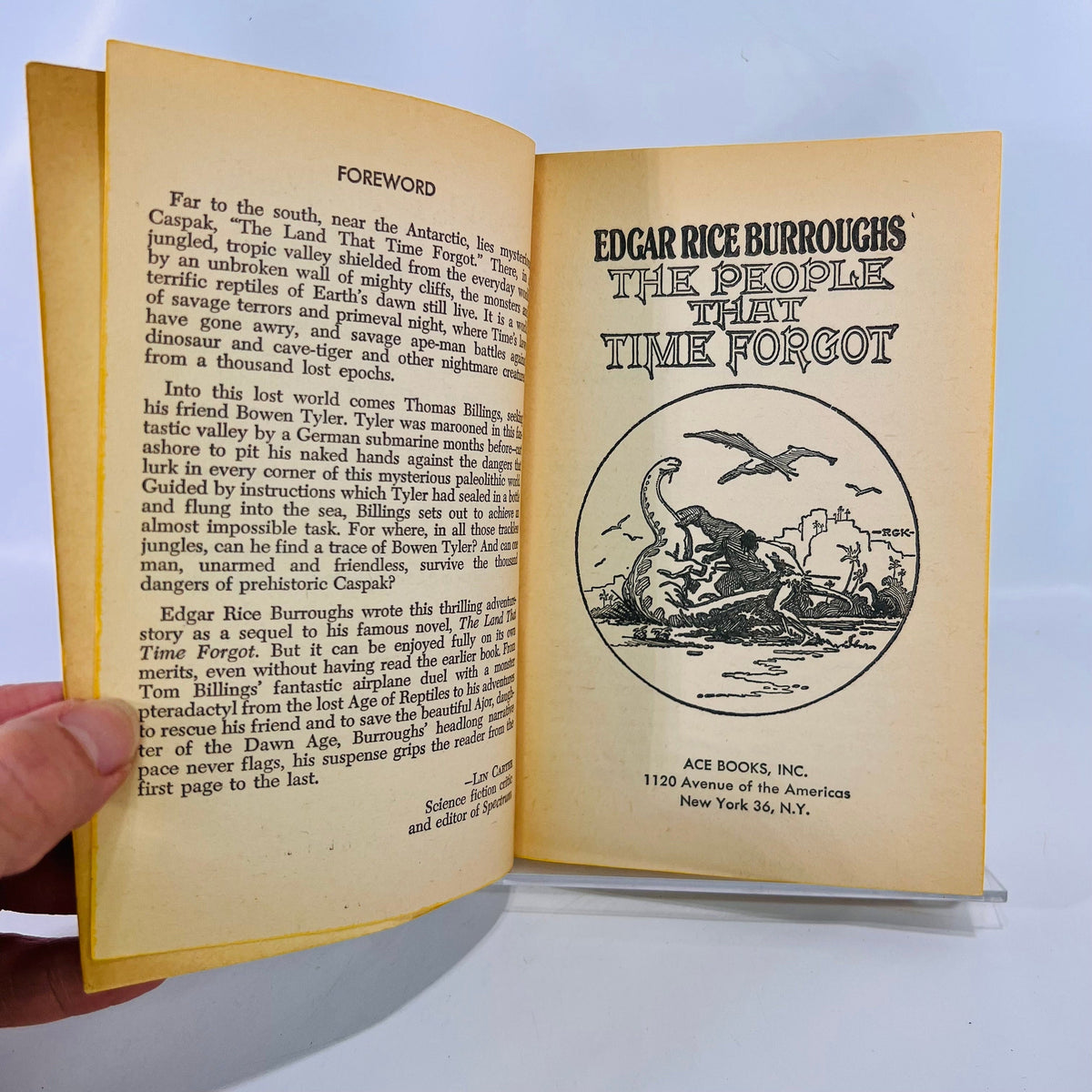 The People that Time Forgot by Edgar Rice Burroughs Ace Books Inc.F-220