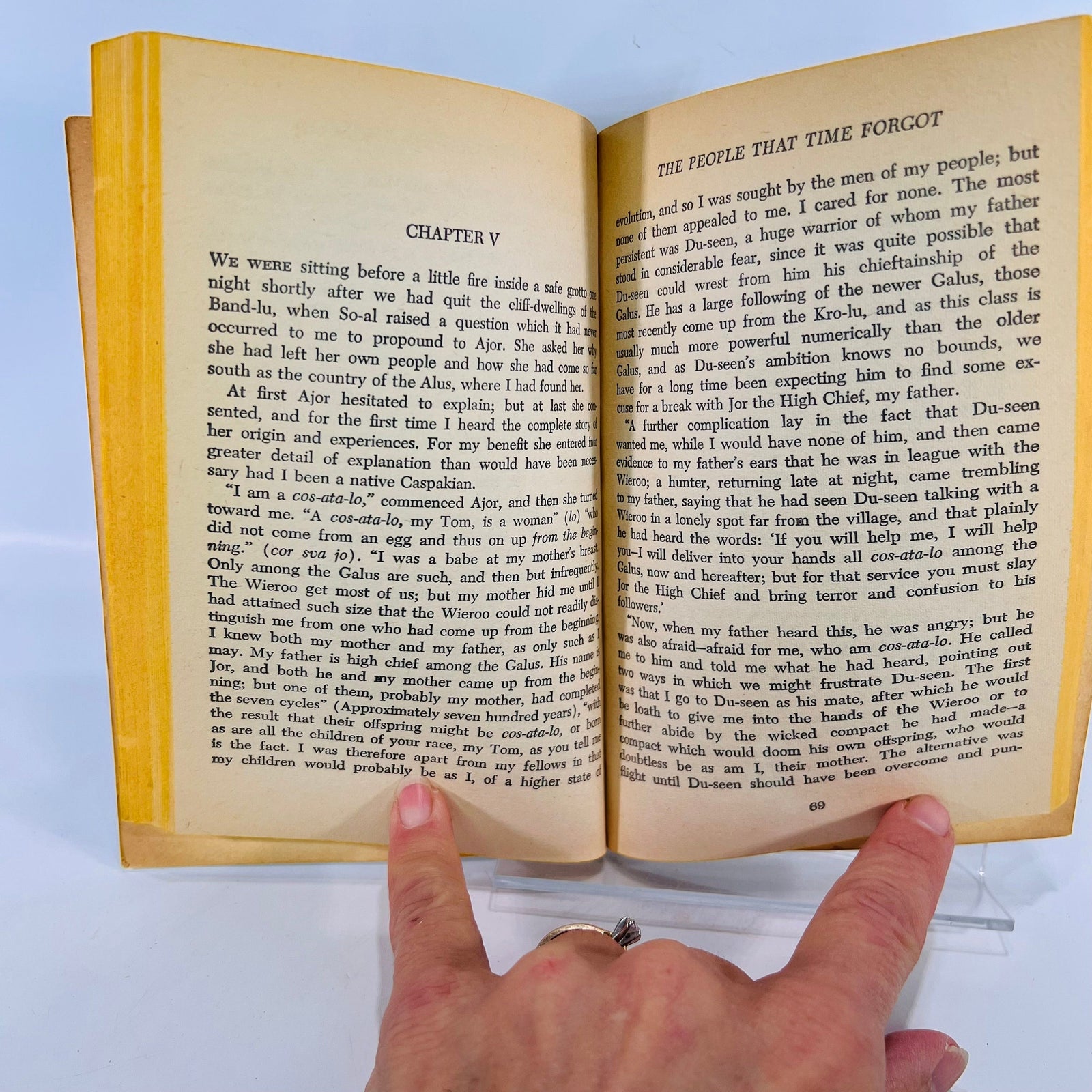 The People that Time Forgot by Edgar Rice Burroughs Ace Books Inc.F-220