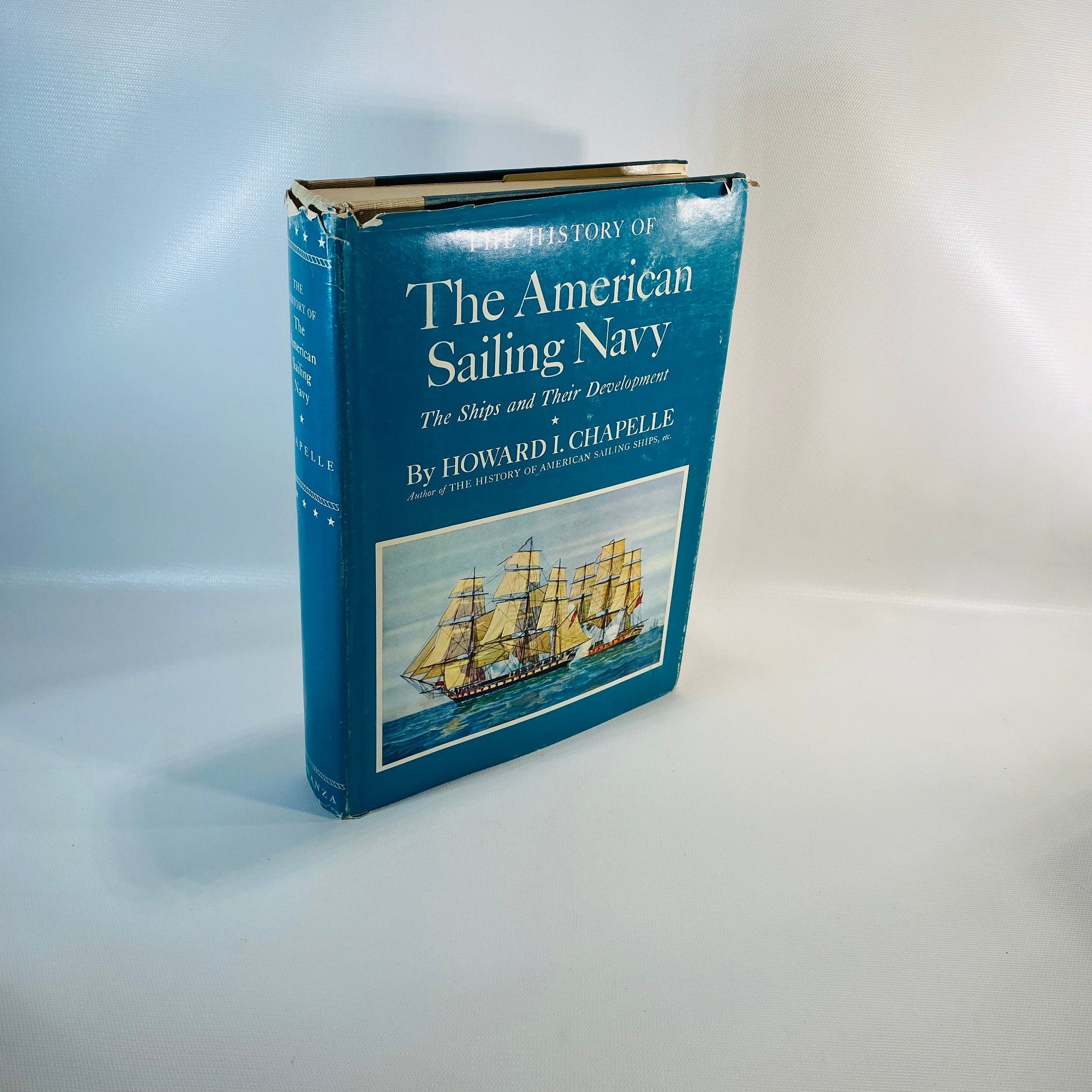 The American Sailing Navy by Howard Chapelle 1949 Vintage Book