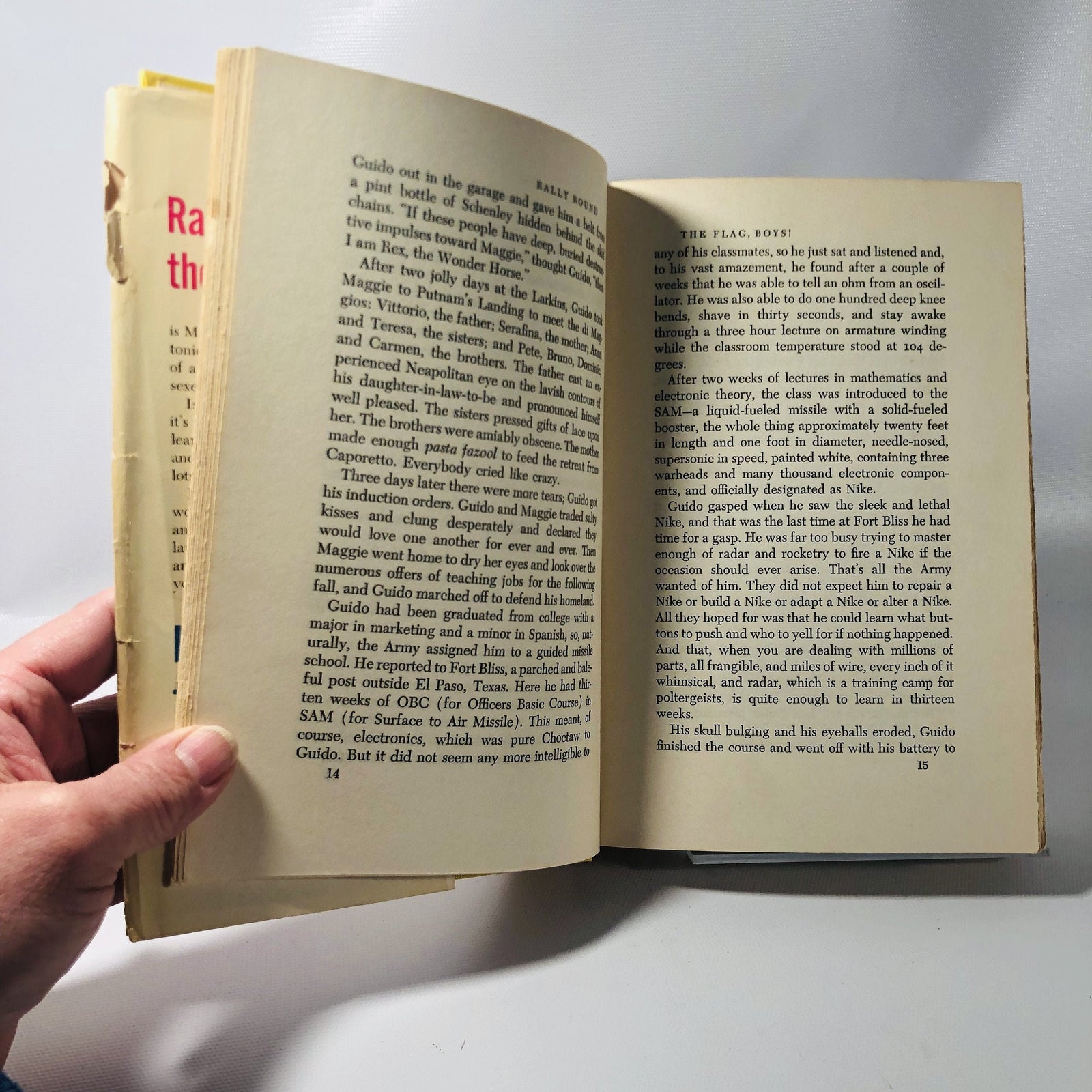 Rally Round the Flag Boys! by Max Shulman  1957 A Vintage War Time Book Vintage Book