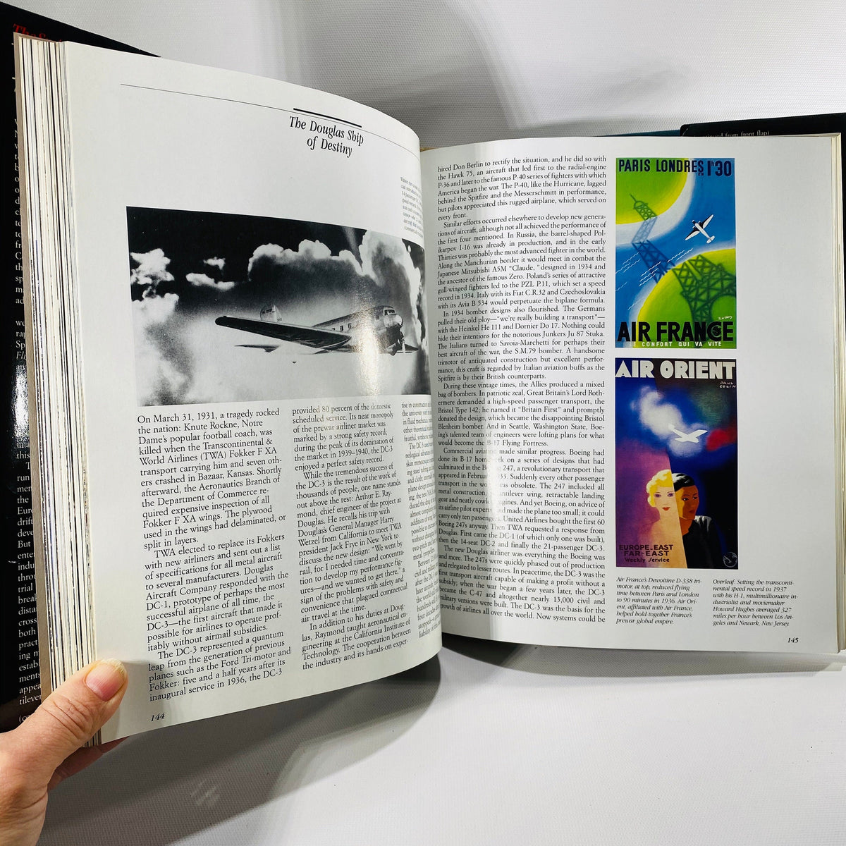 The Smithsonian Book of Flight by Walter j. Boyne 1987 Vintage Book