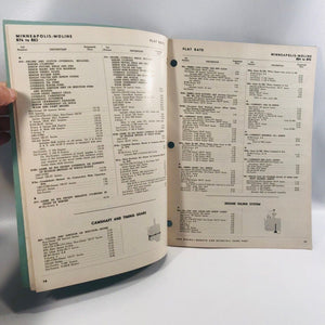I&T Shop Service Flat Rate Manual No MM-9 Minneapolis-Moline 1959